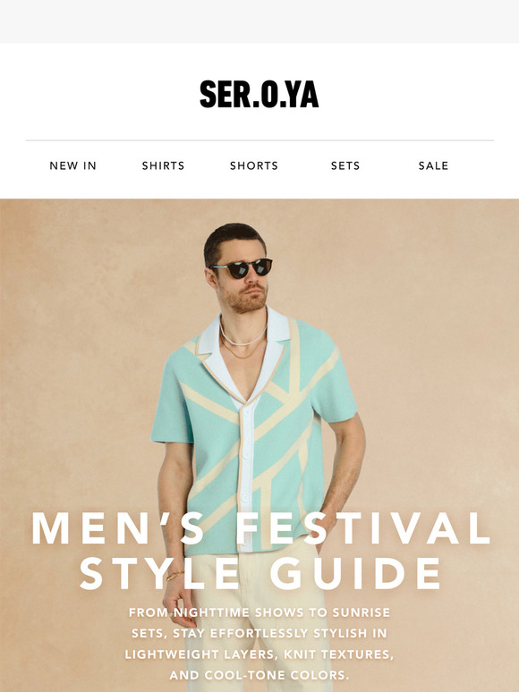 Men’s Festival Style Guide