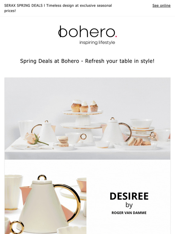 SERAX SPRING DEALS l Timeless design at exclusive seasonal prices!
