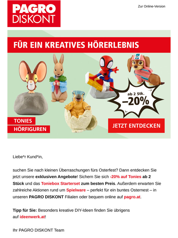 Tolle Angebote fürs Osternest entdecken! 🐰