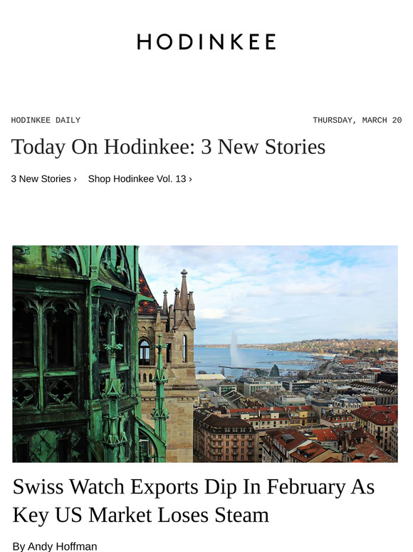 Hodinkee Daily | 03/20/2025