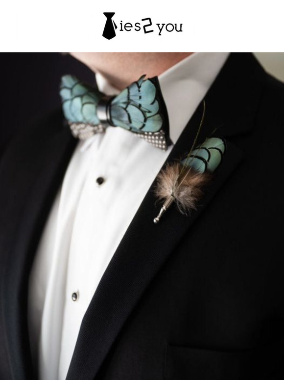 🦚Bowties Redefined: The Feathered Twist You Need