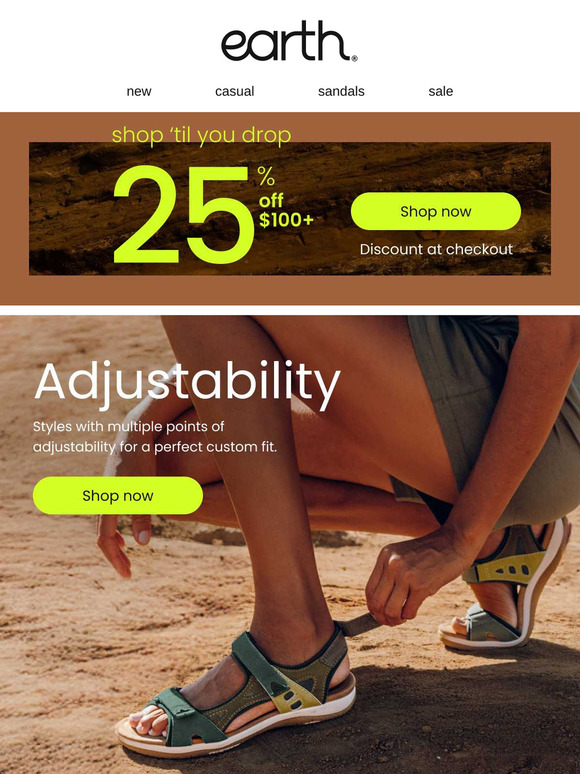 Save 25% OFF Adjustable Sandals for You