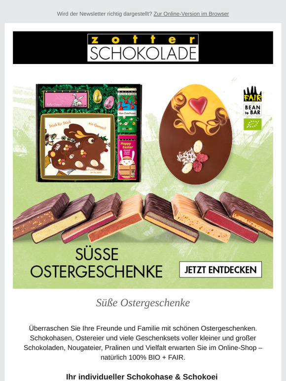 Schokohasen & Ostergeschenke 🐰
