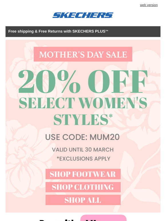 🌸 20% OFF: splurge & save big for Mum's Day! 🌸