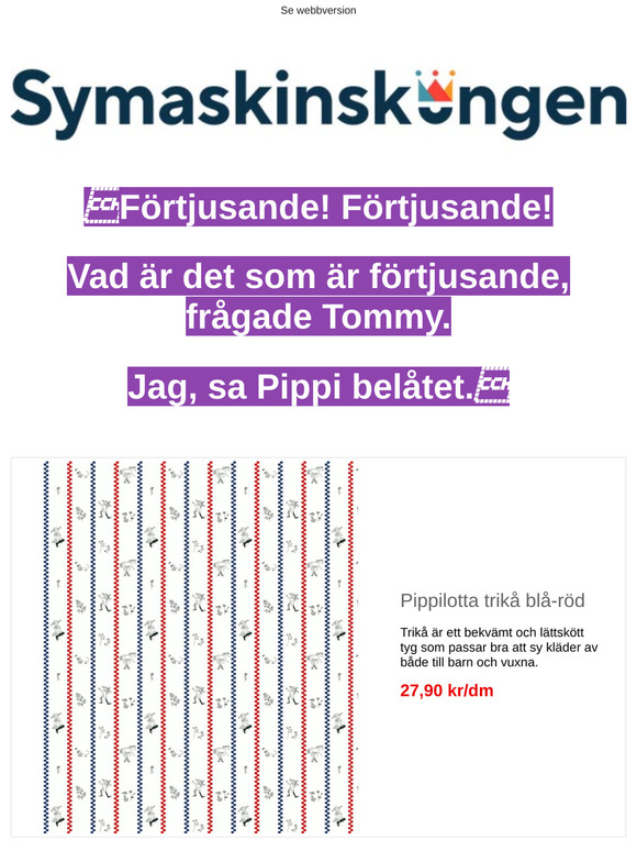 Sååå fina Astrid Lindgren tyger!!