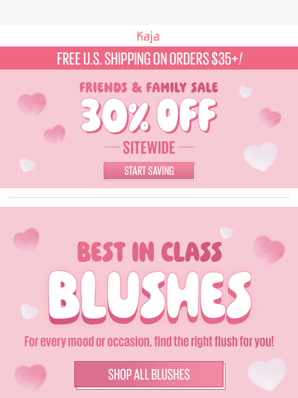 💖 Blush Crush! Up to 30% OFF Now!