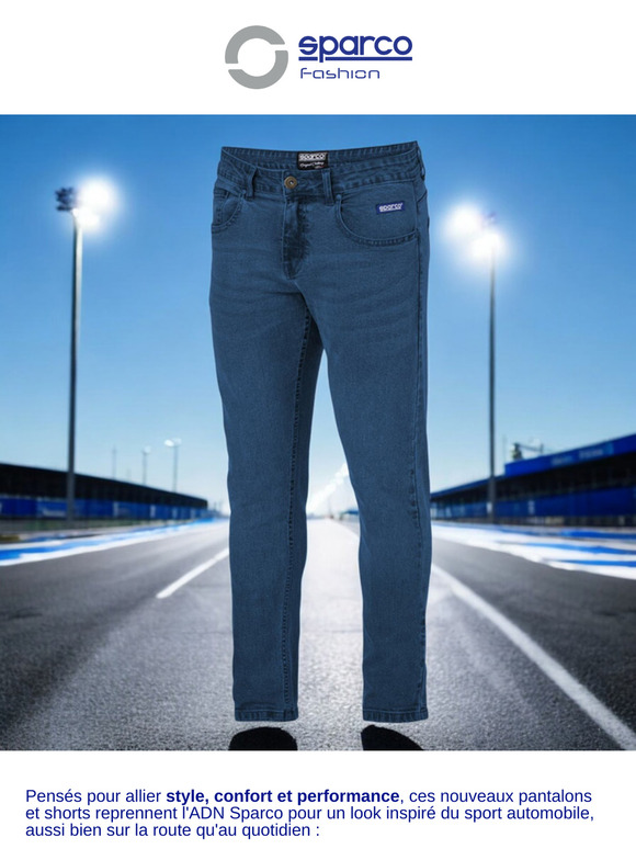 🏁 Nouveautés Sparco : Découvrez notre collection de Pantalons et Shorts