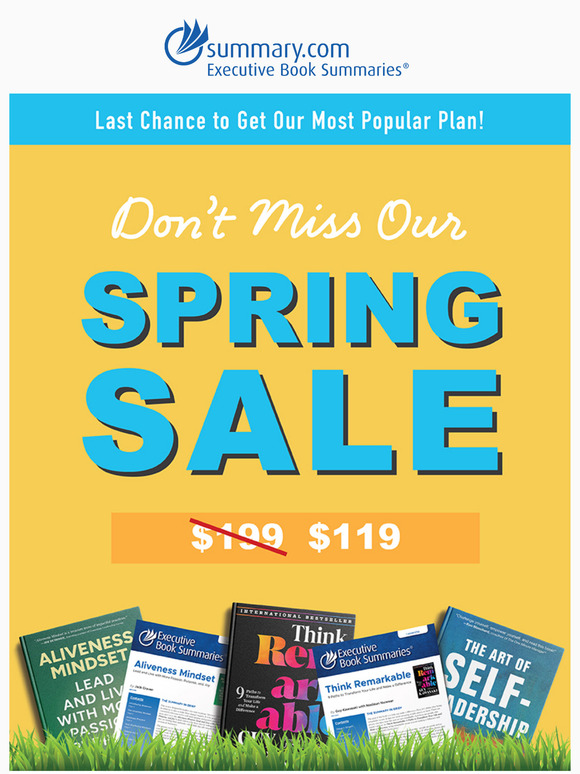 Spring Flash Sale Ends Tonight – Don’t Miss Out!