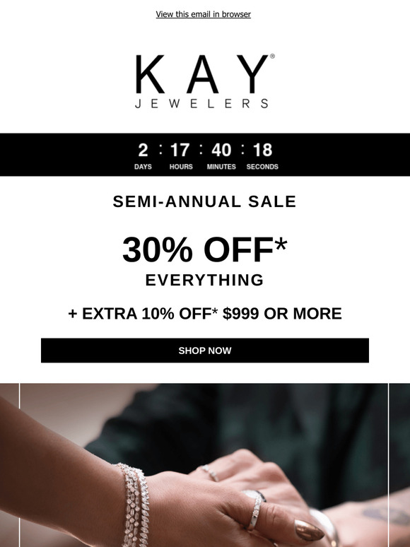 Semi-Annual Sale: 30% OFF* Everything Is On 📣