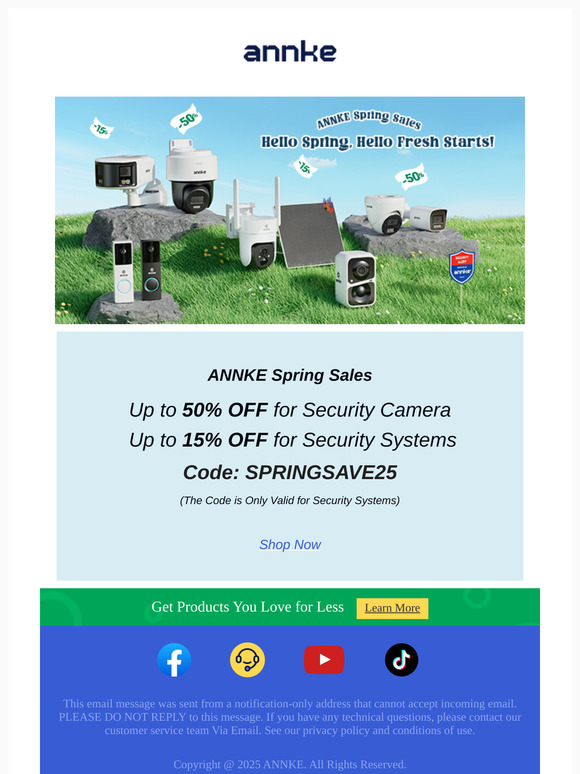 ANNKE’s Spring Sales is Heating Up! 🔥