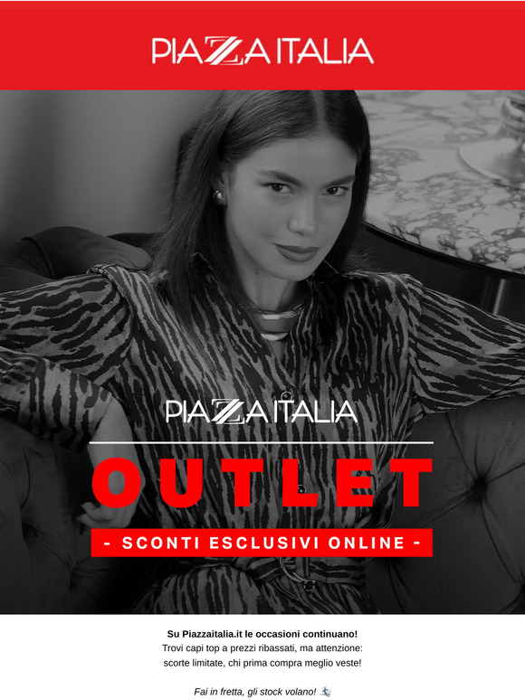 Novità! Scopri l’OUTLET: prezzi incredibili tutto l’anno!