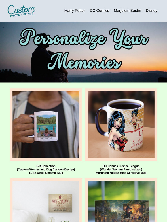 Create Great Memories with Personalized Gifts🎁