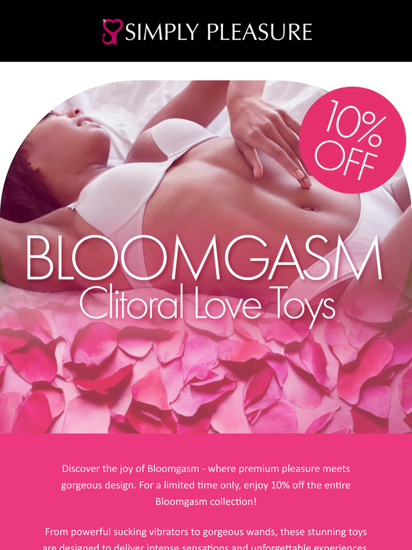 Bloomgasm: 10% OFF Pleasure in Full Bloom! 🌸