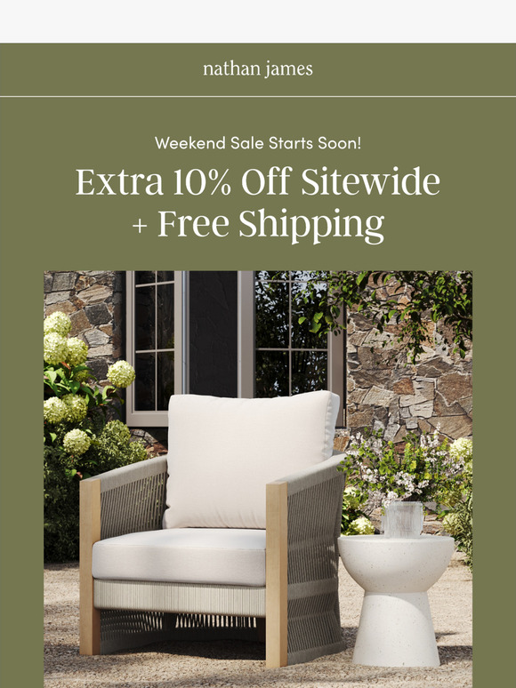 Our Sitewide Sale Starts Tomorrow