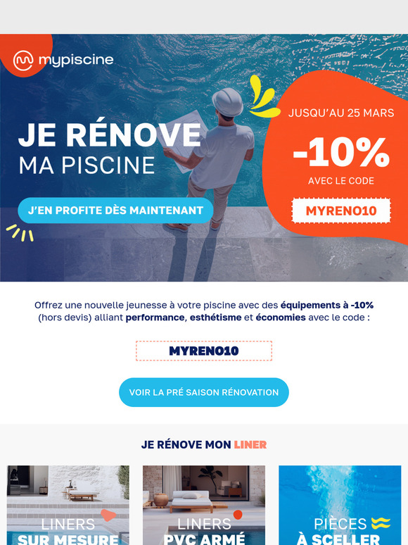 -10% pour rénover votre piscine 💧