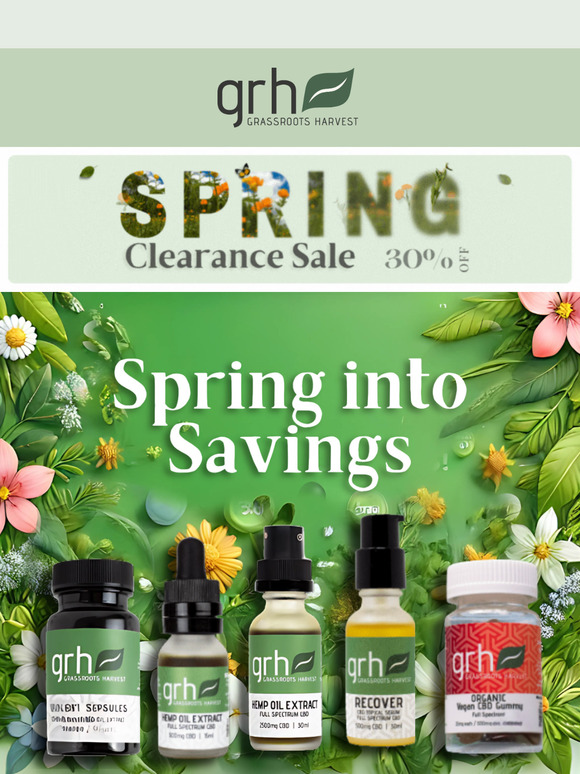 Exclusive 30% Off  – Limited Time Spring Deal