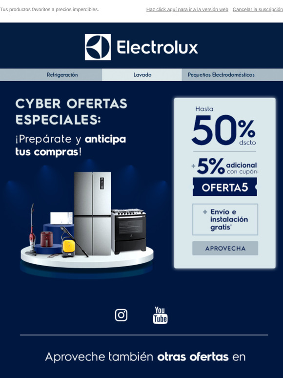 ﻿🤩 ¡Prepárate para los Cyber Days con hasta 50% OFF!