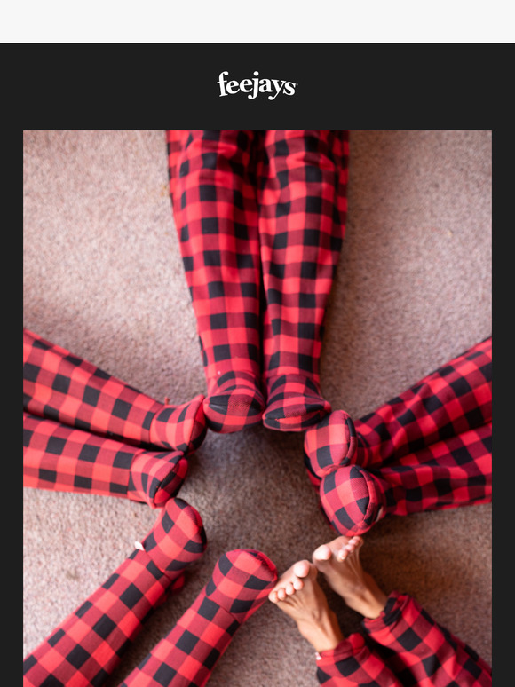 Try a pair of sweatpants with feet and become an instant Feejays Fan For Life! ⭐⭐⭐⭐⭐