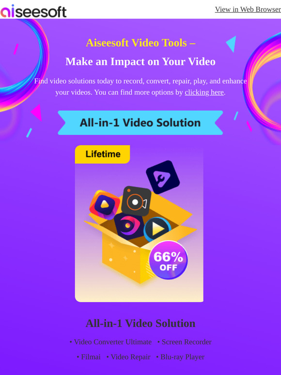 Save up to $100 for Video Tools - Last 3 Days