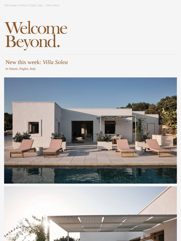 New this week: Villa Solea