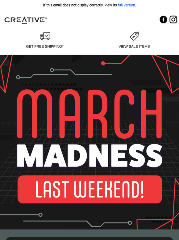 March Madness - Last Weekend!