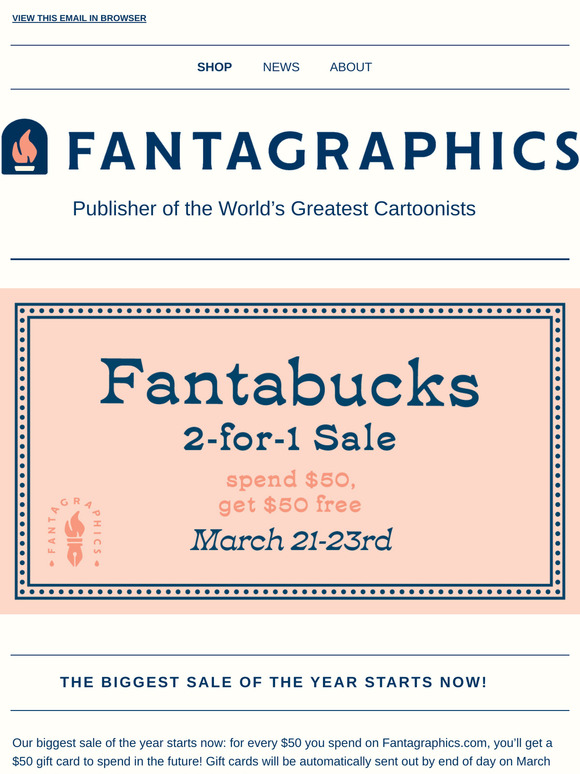 The biggest sale of the year starts now!