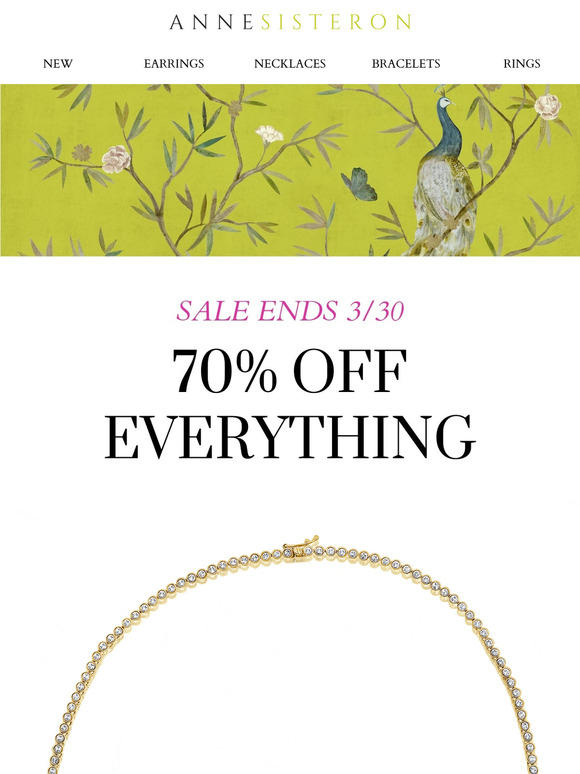 70% off everything