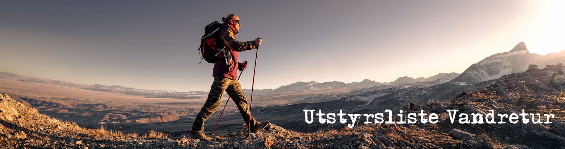 Link til Utstyrsliste - Vandretur