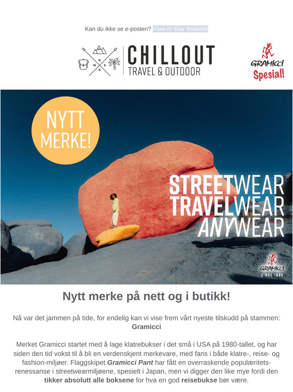 Nytt merke: Gramicci 🏃