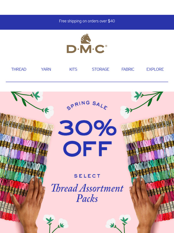 Spring savings: 30% off select thread assortments!