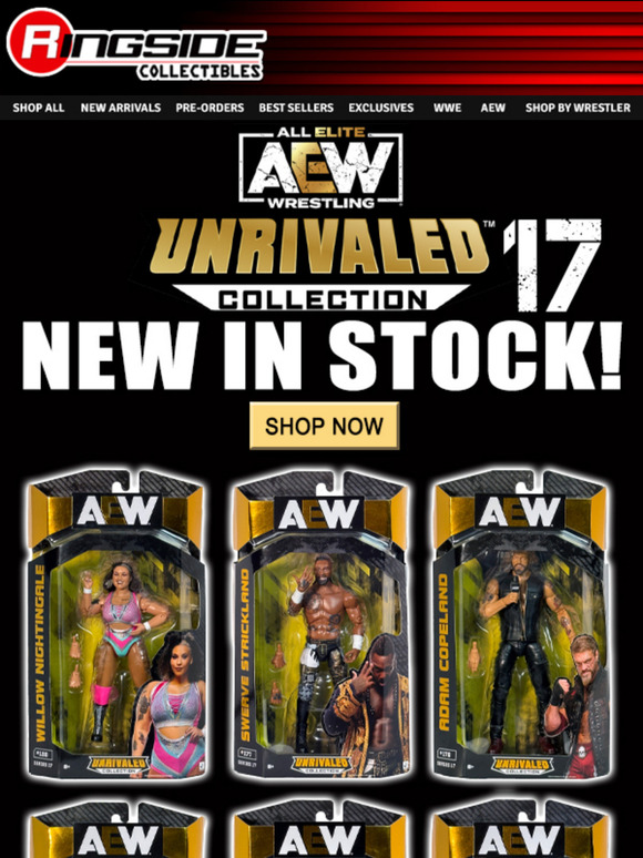 New In Stock 🤩 AEW Unrivaled 17