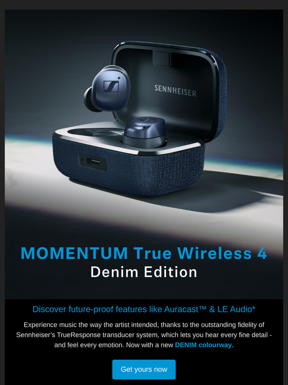 NEW: Denim colourway for our flagship MOMENTUM True Wireless 4