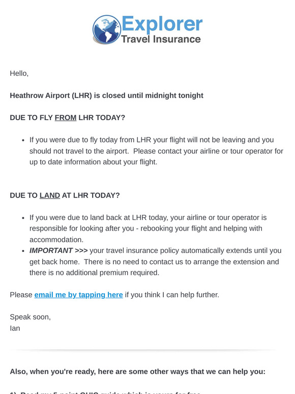 URGENT: Heathrow Airport closed