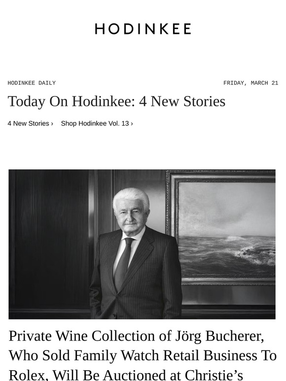 Hodinkee Daily | 03/21/2025