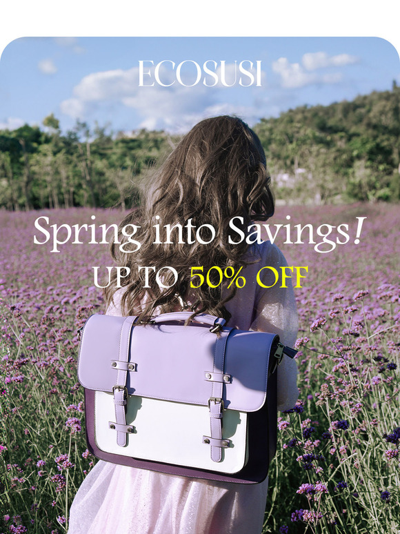 Spring Deals Are Blooming – Up to 50% Off Just for You!