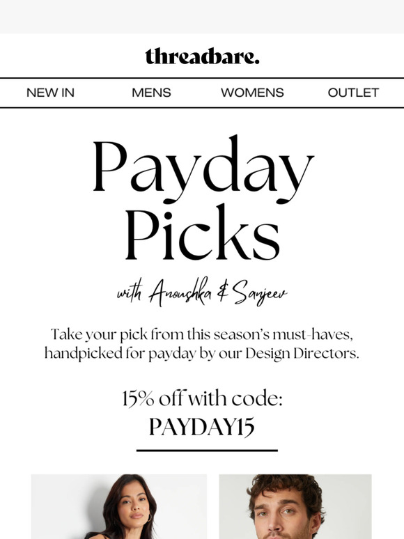 Get 15% Off This Payday