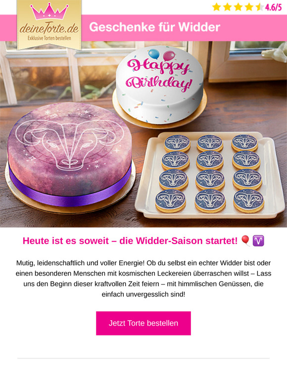 Start der Widder-Saison! Feiere mit kosmischen Leckereien! ♈🔥