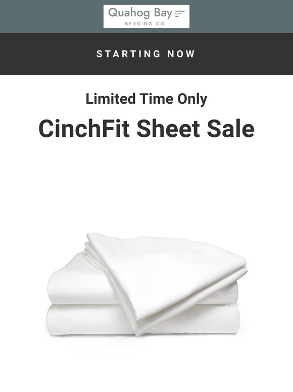 CinchFit Sheet Are On SALE! Shop Now For The Best Selection!