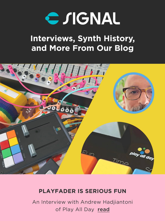 🧠 New Interviews + Synth History Deep Dives on Signal