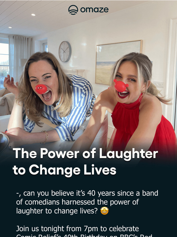 Join Us Live On BBC’s Red Nose Day TV Programme TONIGHT! 🔴