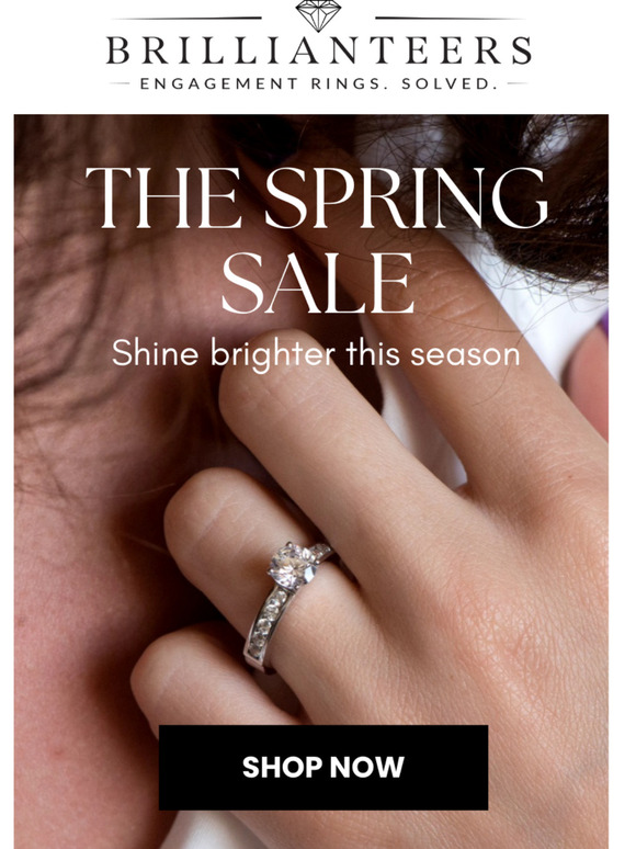 Bloom with Brillianteers: Up to 40% Off This Spring!🌸