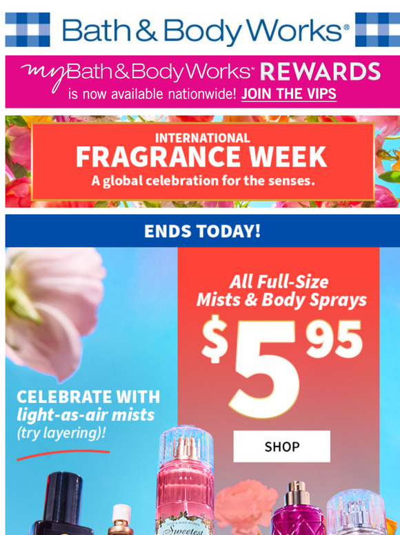 Bath & Body Works Email Newsletters Shop Sales, Discounts, and Coupon
