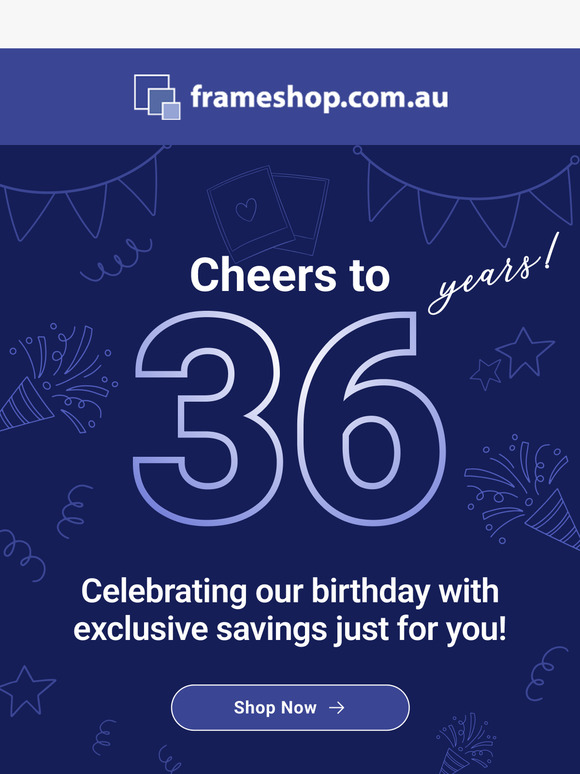 Cheers to 36 years! 🥂