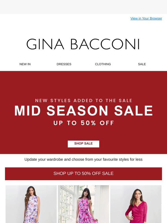 Styles under £99 | Mid Season Sale Now On