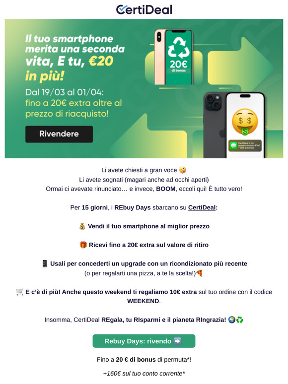 REbuy Days, che REgalo! 💵