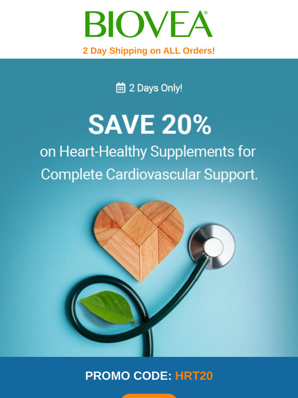 Beat the Price! 20% Off on Heart Health Favorites!