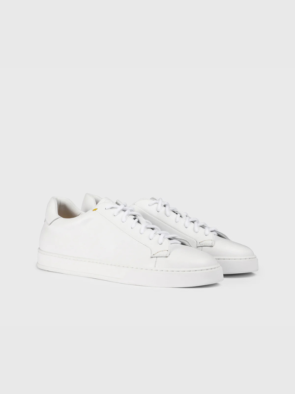 White leather sneaker