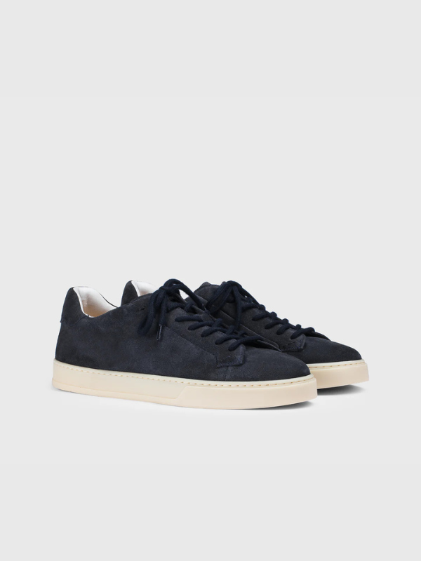 Blue suede sneaker