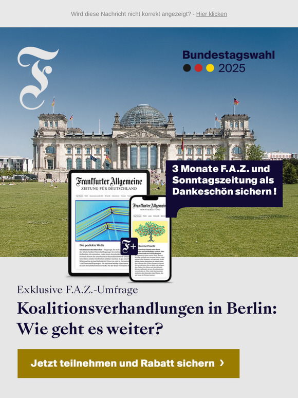 Start der Koalitionsverhandlungen: Wie geht es weiter auf dem Weg zur neuen Regierung? Ihre Meinung zählt!
