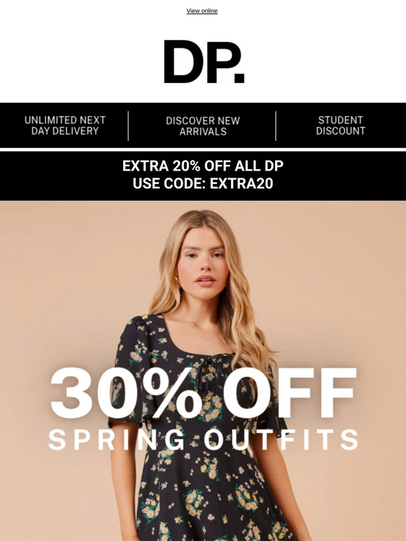 Spring into Style with 30% Off! 🌸